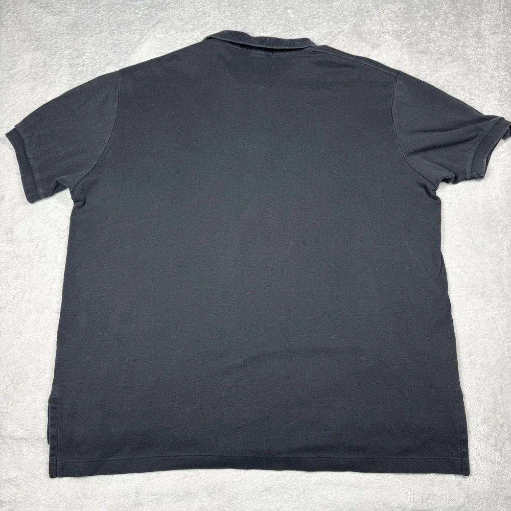 Polo Ralph Lauren Polo Shirt Mens XL Black Short‎ Sleeve Classic Pony 12635